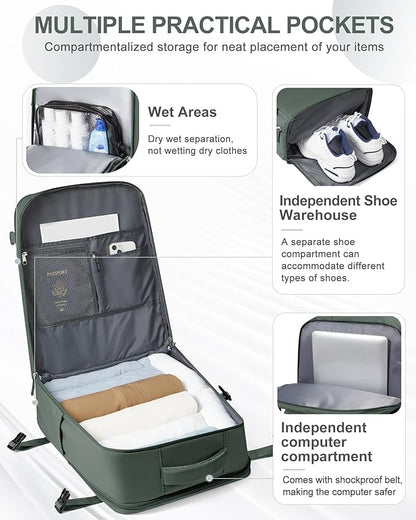 coowoz Large Travel Backpack Carry On - Image 5