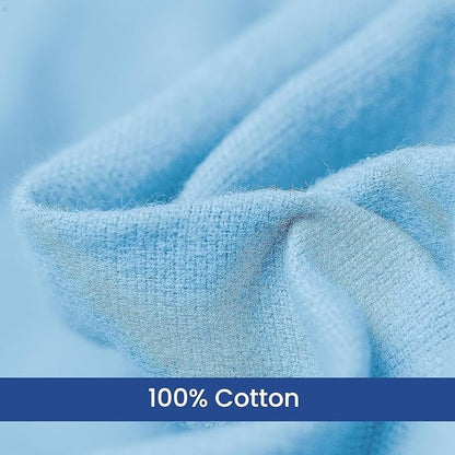 Linteum Textile 100% Cotton Hospital Patient Bath Blanket, Bed Bath Sheet - Image 2