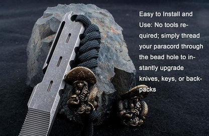 Paracord Beads with Hole for Crafting Survival Knife Lanyard Keychains - Image 8