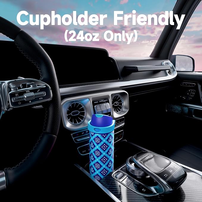 24 oz Insulated Water Bottle for Men: Meoky Stainless Steel Water Bottle - Image 8