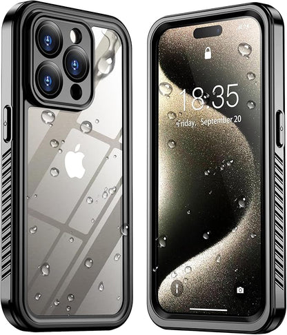 SPIDERCASE for iPhone 15 Pro Case Waterproof, IP68 Underwater, Full Body Sealed by SPIDERCASE