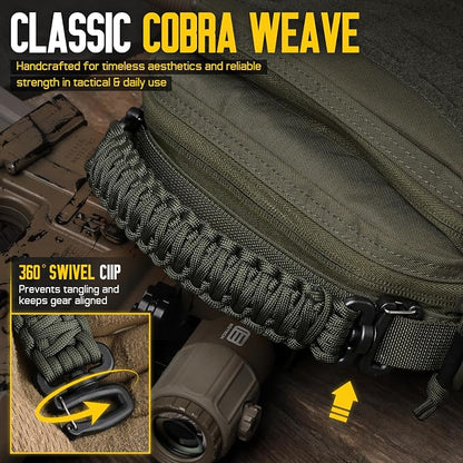 Tactical Paracord Handle，9-core Weaving Paracord Strap - Image 5