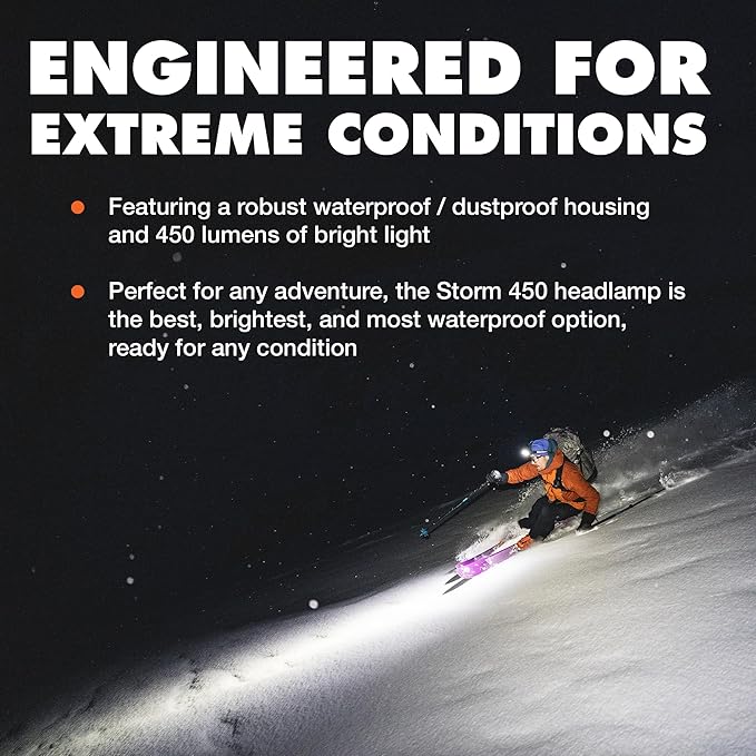BLACK DIAMOND Storm 450 Headlamp | 450 Lumens Brightness | Waterproof & - Image 5