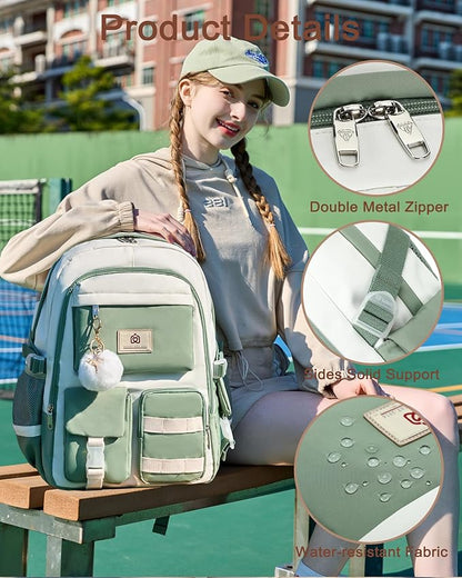 Hidds Laptop Backpack For College Women Elementary Middle High School Bag Teen - Image 6
