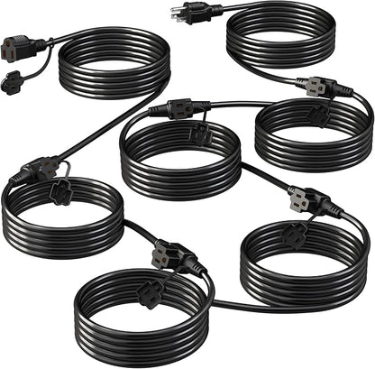 Eversimpleinc Black Outdoor Extension Cord by EversimpleInc