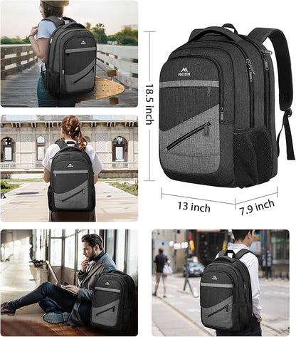 MATEIN 17 Inch Backpack for Men, Professional Work Office Laptop Backpack - Image 6