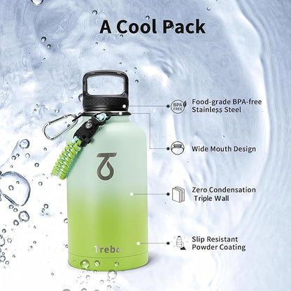 Trebo 64 oz Water Bottle Insulated - Image 6