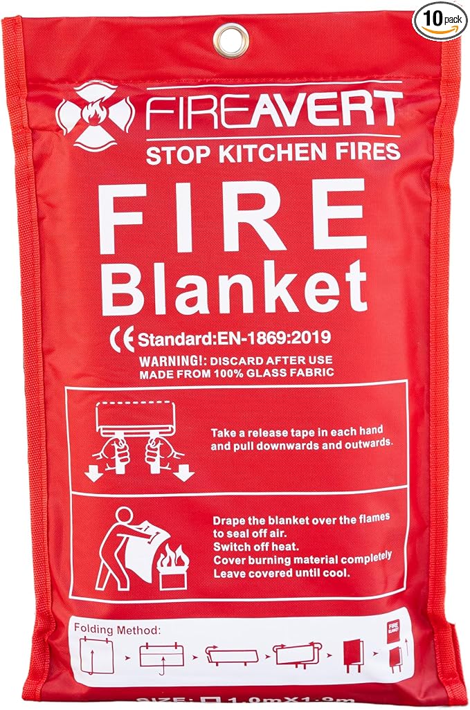 FireAvert Emergency Fire Blanket by FireAvert