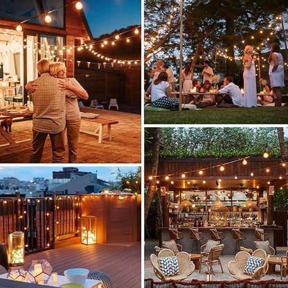 Bosceos 120FT Outdoor G40 LED Globe String Lights Dimmable Waterproof - Image 7