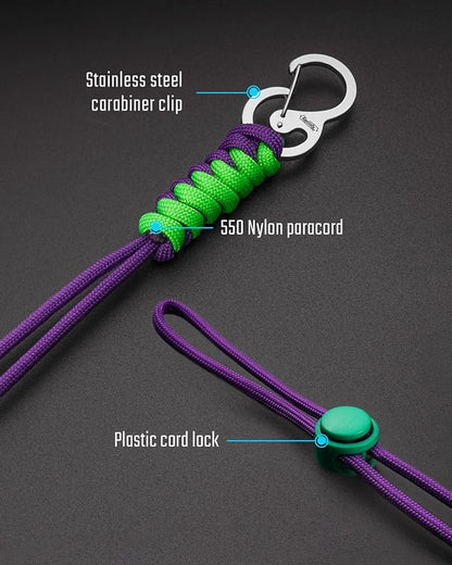 KeyUnity KC01 Braided Paracord Carabiner - Image 4