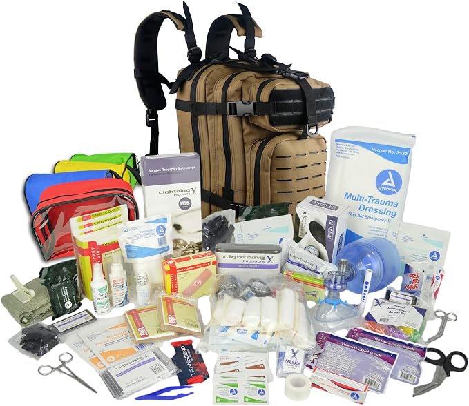 Lightning X Stocked EMS/EMT Trauma & Bleeding First Aid Responder Medical Back - Image 4