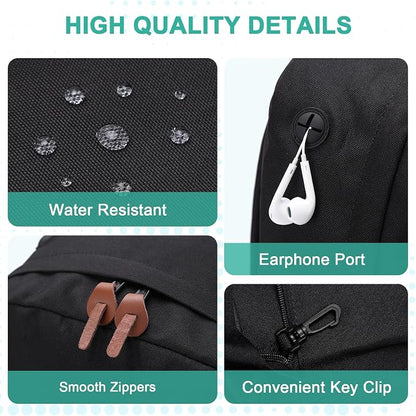 Backpack for Men Women, VASCHY Classic Water-resistant Lightweight Travel - Image 4