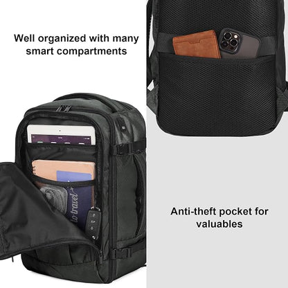 ECOHUB Travel Backpack 18x14x8 Spirit Airlines Personal Item Bag Carry On - Image 7