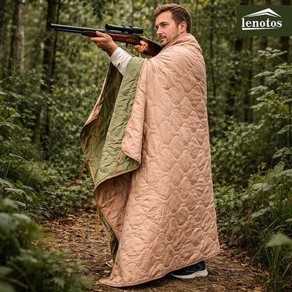Lenotos Woobie Blanket, Thermal Insulated Military Poncho Liner, Water-Resistant - Image 7