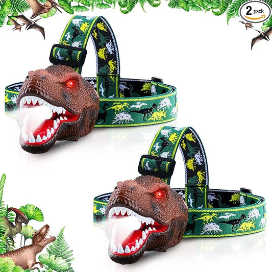 Dysaim Kids Headlamp, Dinosaur Headlamp by Dysaim