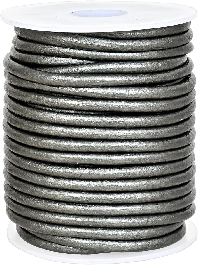 GENIQUE Real/Genuine Round Leather String Cord - Image 2