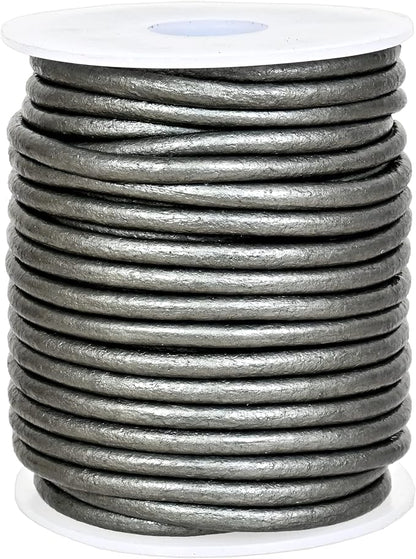 GENIQUE Real/Genuine Round Leather String Cord - Image 2