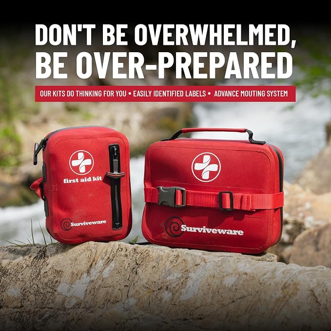 Surviveware 98-Piece Waterproof Premium First Aid & Survival Kit - Image 9