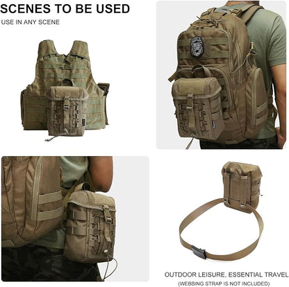 Mardingtop Molle Admin Pouch, EDC Pouch, Tactical Drawstring Pouch, Utility - Image 6