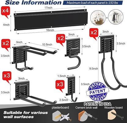 Sttoraboks Garage Tool Storage Rack, Heavy Duty Garage Storage Organizer Rack - Image 2