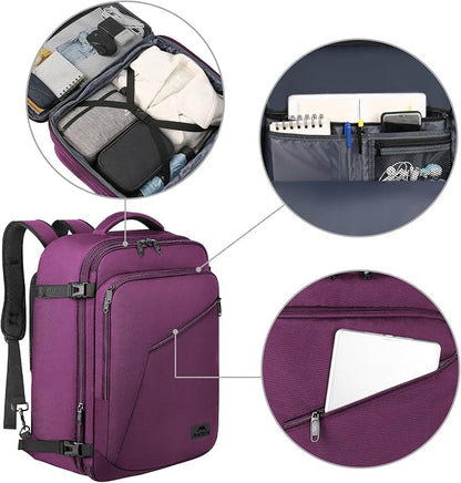 MATEIN Travel Backpack for Women, Expandable Flight Approved Carry on Backpack - Image 8