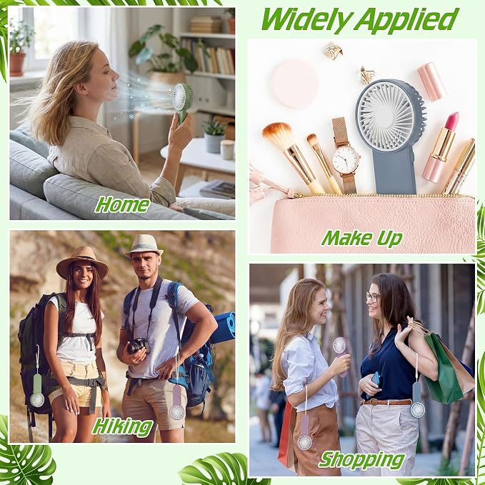Sumind 12 Pcs Small Personal Portable Fan Mini Handheld Bulk 1 Speed Electric - Image 4