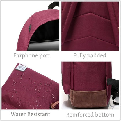 Backpack for Men Women, VASCHY Classic Water-resistant Lightweight Travel - Image 3