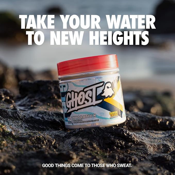 GHOST Hydration, Lemon Crush, 40 Serv, Electrolyte Powder - Image 2