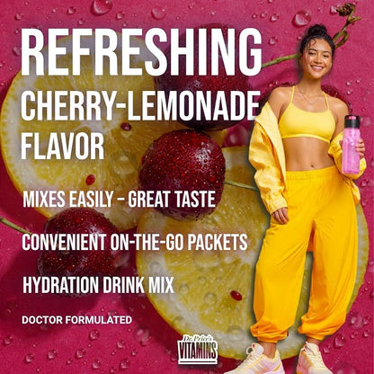Dr. Price’s Electrolytes Hydration Powder Packets – Cherry Lemonade, 30 Packs | - Image 5