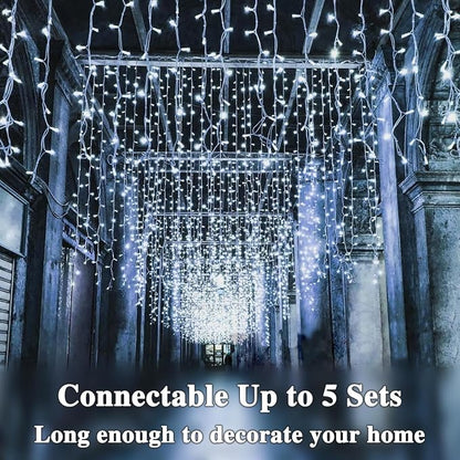 66 FT 200 LED Christmas String Lights Outdoor/Indoor, Extendable Twinkle Fairy - Image 4
