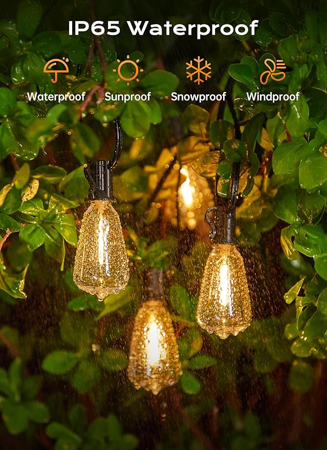 Minetom 200FT Outdoor String Lights - Image 3