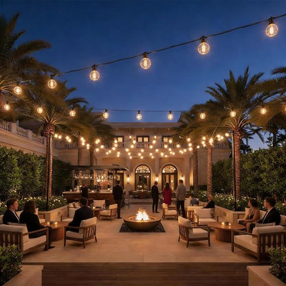 RTTY 150 FT Outdoor String Lights Patio Light - Image 9