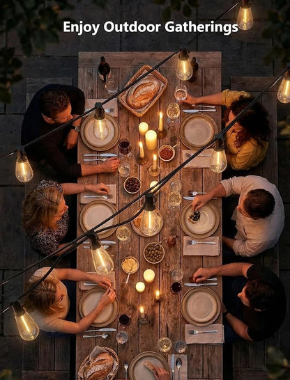 20FT LED Outdoor String Lights, Edison Lights Outdoor String - Image 6