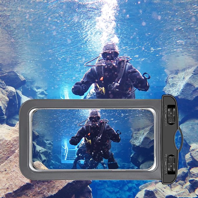 10 Pack Universal Waterproof Phone Pouch, Large Phone Waterproof Case Dry Bag - Image 6