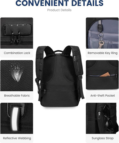 LOVEVOOK Travel Laptop Backpack Waterproof Anti Theft - Image 5