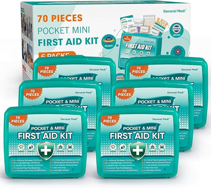 General Medi 420 Piece First Aid Kit, 6 Individual Boxes of 70 Items Each by GeneralMedi