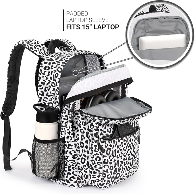 ZORFIN 26L Backpack for College, and Travel: Water Resistant Bookbag - Image 4