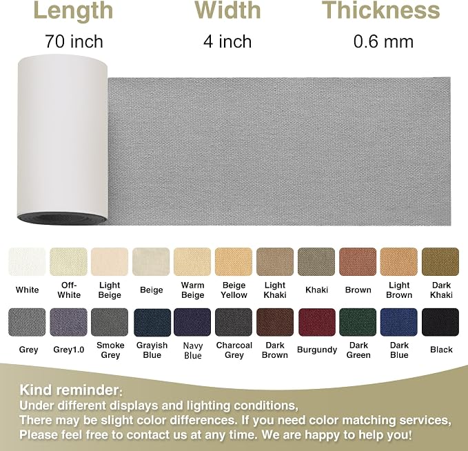 Gheeidau Canvas Repair Tape 4×70 Inch Waterproof Self-Adhesive Fabric Repair - Image 4
