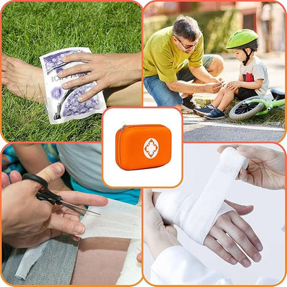 276PCS Mini Car First Aid Kit Travel Size - Image 4