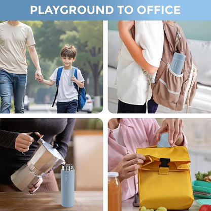 【Upgraded】Exllena Small Insulated Water Bottle 12 oz/350ml– Mini Insulated - Image 7