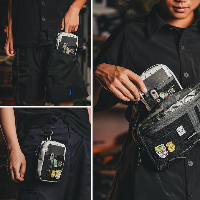 TACTICAL GEEK Block E3.0 EDC Compact Waist Pocket Pouch, Men EDC Pouch Organizer - Image 2