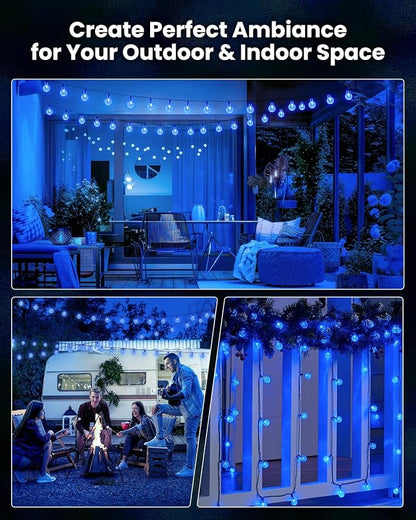 Brightown Solar String Lights Outdoor 60 Led 35.6 Feet Waterproof Solar Powered - Image 7