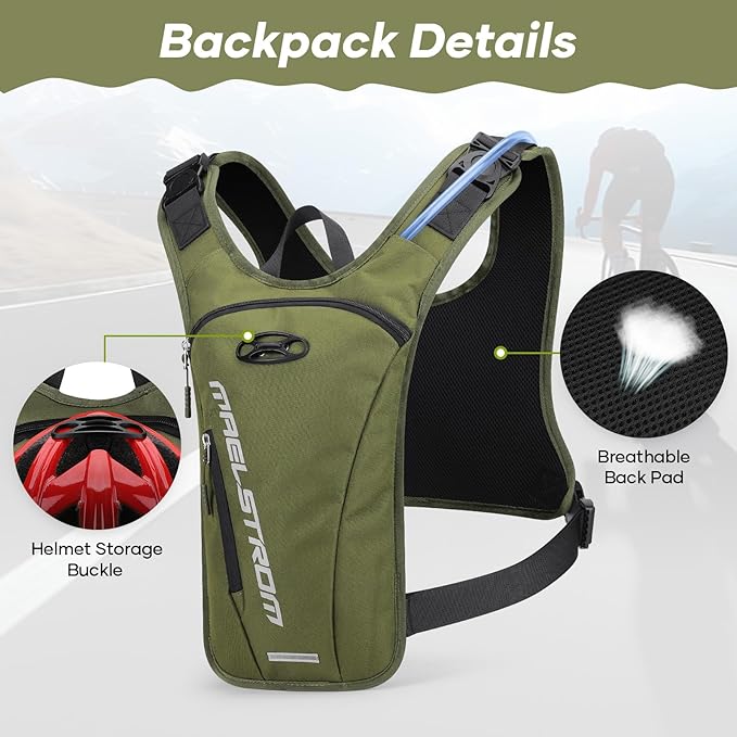 Maelstrom Running Vest, Detachable Hydration Backpack - Image 3