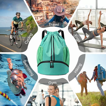 Hoedia Sports Drawstring Backpack - Image 9
