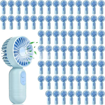 Rossesay 72 Pcs Mini Portable Fan Bulk Cute Handheld Lightweight Small Little by Rossesay