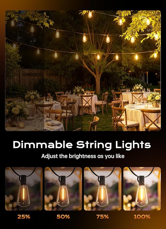 Minetom 100FT Outdoor-String-Lights - Image 2