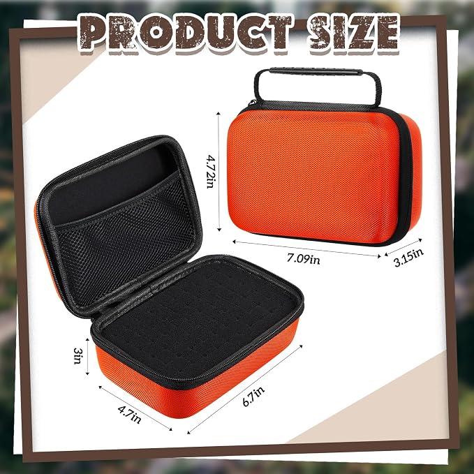 Relaxweex EVA Hard Case with Customizable Foam 7.1 x 4.7 x 3.1 Inch Protective - Image 2