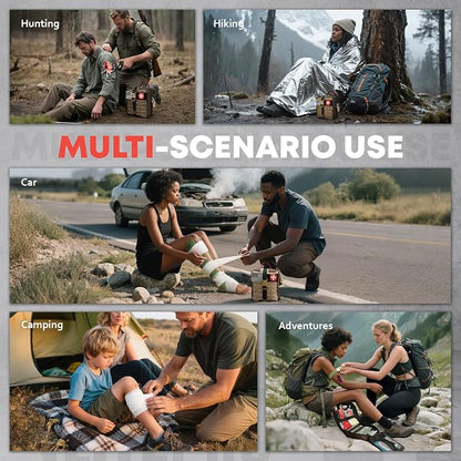 144 Pcs Advanced Trauma First Aid Kit - Image 8