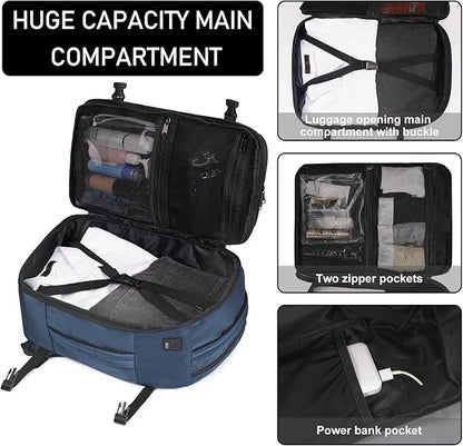 ECOHUB Travel Backpack 18x14x8 Spirit Airlines Personal Item Bag Carry On - Image 4