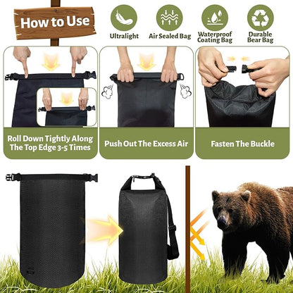 Bear Bag Hanging Kit, 10L Waterproof Bear Bags - Image 5